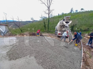 Sefak�y�e Modern Dokunu�: Beton Yol �al��mas� Tamamland�