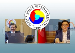 Ticaret Bakanı Ruhsar Pekcan ile Video Konferans Ticaret Bakanı Ruhsar Pekcan ile Video Konferans