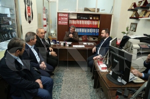 Ba�kan Tekinta� gazetemizi ziyaret etti