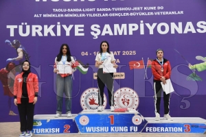 ORDULU WUSHU SPORCULARINDAN TRKYE AMPYONASINDA NEML BAARI