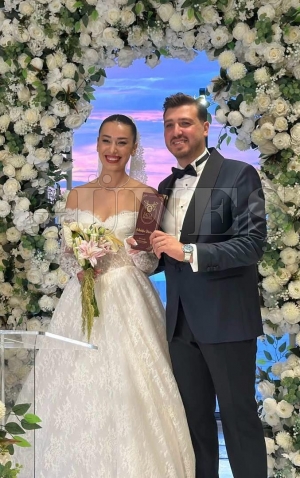 Tu��e Ocaktan ile Cemal S�r�ms� hayatlar�n� birle�tirdi