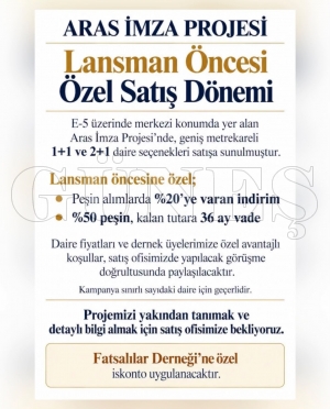 �stanbul Fatsal�lara Orfa Yap��dan �zel iskonto f�rsat�
