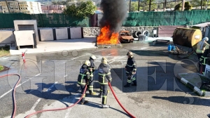 Gelece�in itfaiyecilerine Ordu itfaiyesi e�itim veriyor