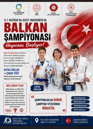 Milli judocular balkan �ampiyonas�'nda Ordu�yu temsil edecek