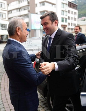 Dileri Bakan Yardmcs Kran, Bakan Tekinta Ziyaret Etti