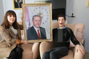 En byk hayali Cumhurbakan Erdoan ile grmek