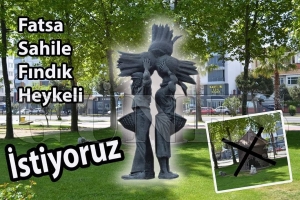 Sahile fındık heykeli istiyoruz1... Sahile fındık heykeli istiyoruz1...