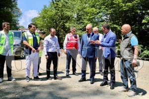 Vali Erol, Yap�m� Devam Eden Do�al Ya�am Alanlar�nda �ncelemede Bulundu