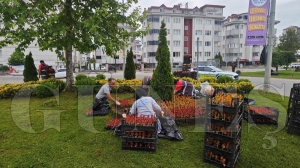 Ordunun drt bir yan iek bahesi oldu