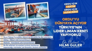 Ordu, uluslararas liman ve turizm arenasnda ykseliyor