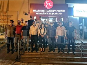 MHP İl Başkanı Naci Şanlıtürk Fatsa İlçe başkanlığını ziyaret etti MHP İl Başkanı Naci Şanlıtürk Fatsa İlçe başkanlığını ziyaret etti