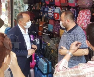 CHP Fatsa ile bakan Murat nanl esnaf ziyaret etti, dert dinledi