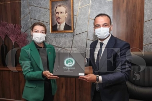 Türk Anneler Derneği Şubesi başkan Kibar'ı ziyaret etti Türk Anneler Derneği Şubesi başkan Kibar'ı ziyaret etti