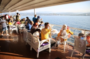 Fatsal�lar hafta sonunu deniz turu ile ge�irdi