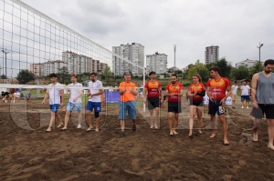 Fatsada plaj futbolu ve plaj voleybolu turnuvalar balad