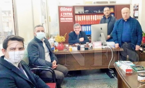Suyabatmaz ve Albayrak gazetemizi ziyaret etti Suyabatmaz ve Albayrak gazetemizi ziyaret etti