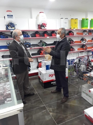 Başkan'dan Başkan'a ziyaret Başkan'dan Başkan'a ziyaret