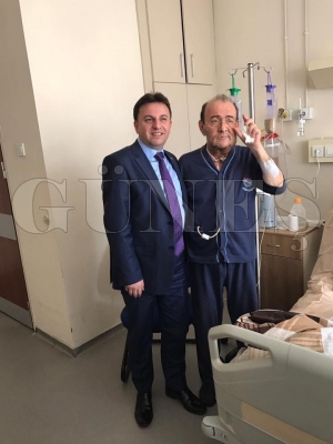 Başkan Uçar'dan Bostancıoğlu'na geçmiş olsun Ziyareti Başkan Uçar'dan Bostancıoğlu'na geçmiş olsun Ziyareti