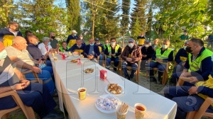Temizlik kademesi Uzunkum plajndan tand