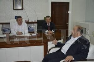 Milletvekili Ergn Ta ve Aday Mehmet Karadan ilk kurumsal ziyaret Fatsa Belediyesine