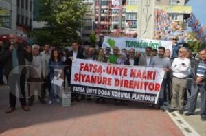 FATSA NYE DOA KORUMA PLATFORMU TARAFINDAN ALTIN MADENNE KARI BASIN AIKLAMASI YAPILDI