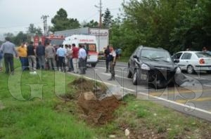 Trafik kazasnda 7 kii yaraland