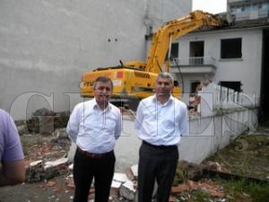 29 Kaymakammzn Konaklad lojman yerle bir oldu