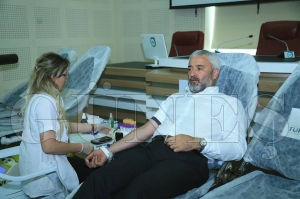 Kızılay’ın sürekli kan bağışçısı Kızılay’ın sürekli kan bağışçısı