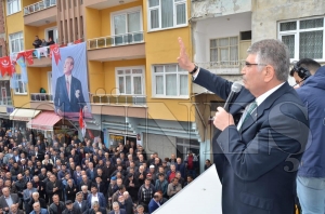 SP Ordu B�y�k�ehir Belediye Ba�kan aday� Bakan� �dris Naim �ahin  