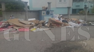 Mahalle sakinlerinin ��p isyan�