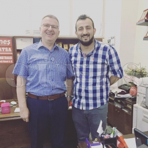 Müdür Cihan Sarı veda ziyaretlerini sürdüryor Müdür Cihan Sarı veda ziyaretlerini sürdüryor