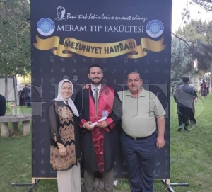 Aynı aileden 3. doktor mezun oldu Aynı aileden 3. doktor mezun oldu
