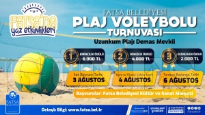 Fatsa Belediyesi plaj futbolu ve plaj voleybolu turnuvas� d�zenliyor