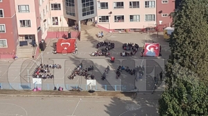 Öğrencilerden 29 Ekim koreografisi Öğrencilerden 29 Ekim koreografisi