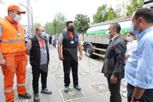 Fatsa belediyesinden  yangn blgesine arazz ile destek