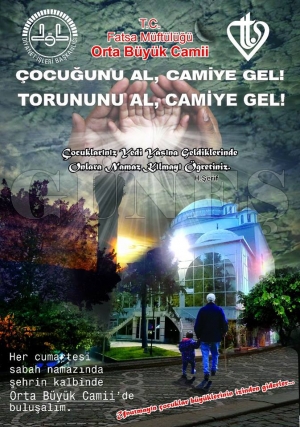 Çocuğunu Al Camiye Gel” Kampanyası Başlıyor Çocuğunu Al Camiye Gel” Kampanyası Başlıyor