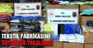 Tekstil fabrikas�n� soyanlar yakaland�