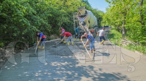 Fatsa belediyesi beton yol almalarna hz verdi