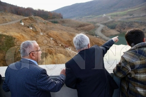 Korgan barajnda su tutumuna baland Bakan Hilmi Gler: lelerimizde glet ve baraj almasna devam edeceiz