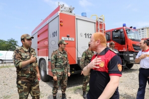 Can Azerbaycan yardm ekipleri Ordu'da yakt ikmali yapt