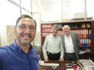 İlhan Sarıhan gazetemizi ziyaret etti İlhan Sarıhan gazetemizi ziyaret etti
