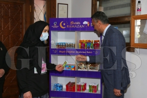 Bykehir camilere attrmalk stand kurdu
