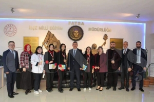 Uluslararası Gastronomi Festivali'nde derece alan öğrencilerden ziyaret Uluslararası Gastronomi Festivali'nde derece alan öğrencilerden ziyaret