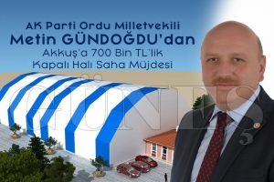 Metin Gündoğdu’dan Akkuş’a 700 Bin TL’lik Kapalı Halı Saha Müjdesi Metin Gündoğdu’dan Akkuş’a 700 Bin TL’lik Kapalı Halı Saha Müjdesi