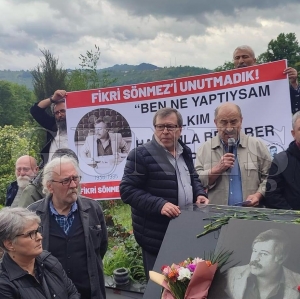 Fikri Snmez mezar banda anld
