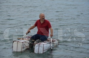 retmenin Karadeniz usul bidon teknesi
