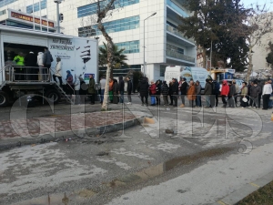 Mobil mutfak tr Adyamanda scak yemek vermeye balad