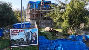 �ama� Cevat bey kona��n�n restorasyonu s�r�yor