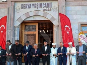 Derya Yeşim camii ibadete açıldı Derya Yeşim camii ibadete açıldı