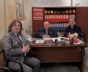 PROF. DR. TUĞRUL ÖZCAN’DAN GAZETEMİZE NEZAKET ZİYARETİ PROF. DR. TUĞRUL ÖZCAN’DAN GAZETEMİZE NEZAKET ZİYARETİ